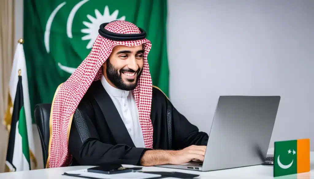 العمل عبر الإنترنت في السعودية 2024