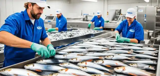 مشروع تعبئة الأسماك وتوزيعها
