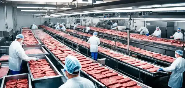 مشروع صناعة اللحوم (سجق، مرتديلا، برجر)
