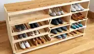مشروع صناعة دولاب أحذية من الخشب