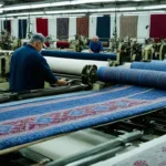 مشروع صناعة سجادة الصلاة من الحرير الصناعي
