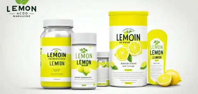 مشروع صناعة وتعبئة حمض الليمون