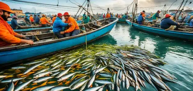مشروع صيد الأسماك وتوريدها للمصنع أو السوق